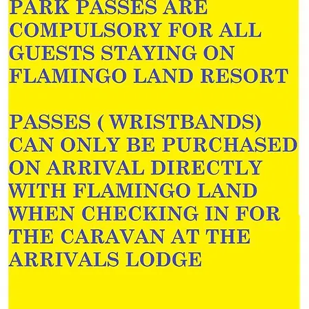 Flamingo Land - Cedar Wood Cw09 * Kirby Misperton